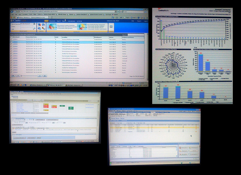 A demonstration of what EHRs used to look like in 2008. With the increasing need for big data science in healthcare, have the interfaces of EHRs changed since then?