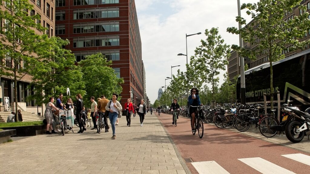 Bicycle-friendly city