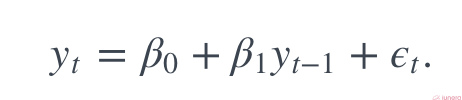 Autoregressive equation simplified