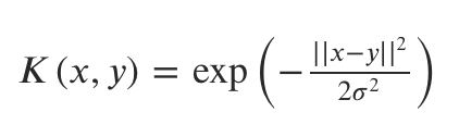 Gaussian Radial Basis Function