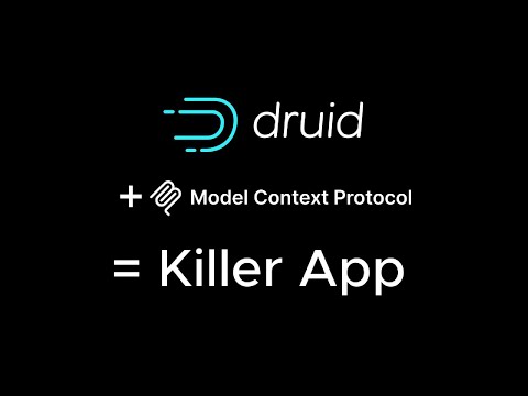 Time series data of Apache druid is the killer map for Model Context protocol server